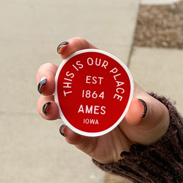 Our Place Ames Sticker